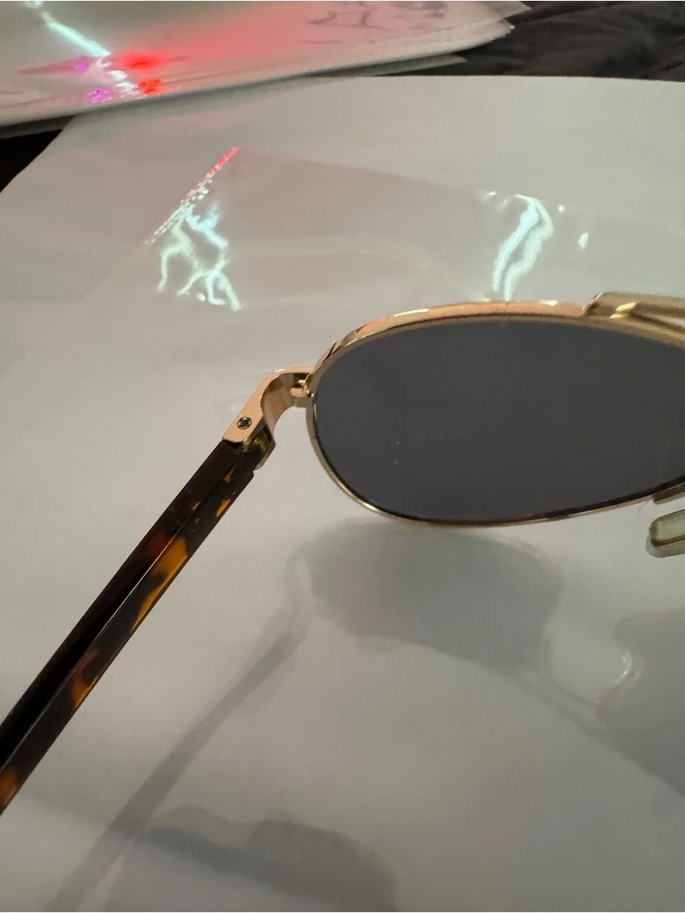 Costa Del Mar Loreto Polarized Gold Tortoise Aviator Sunglasses